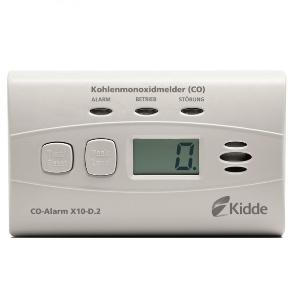 Kidde X10-D.2, CO-Alarm-Gasmelder mit Digitalanzeige