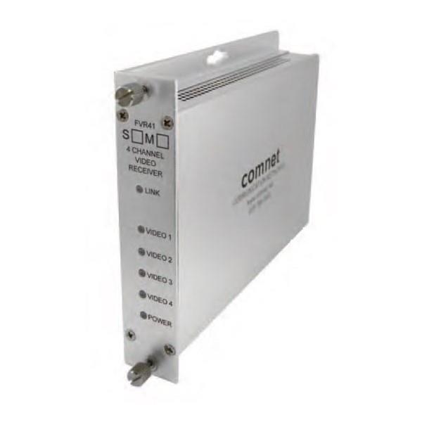 COMNET FVT41M1, Digital-Glasfaser-Sender, 4xVideo, 1 Faser, Multimode, 1310nm