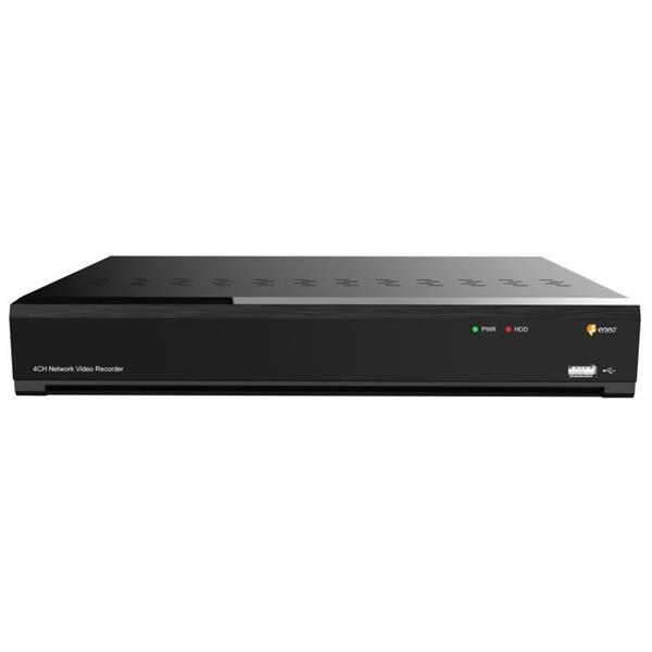 eneo INR-18N040005A, Netzwerk-Videorekorder, 4 x IP PoE