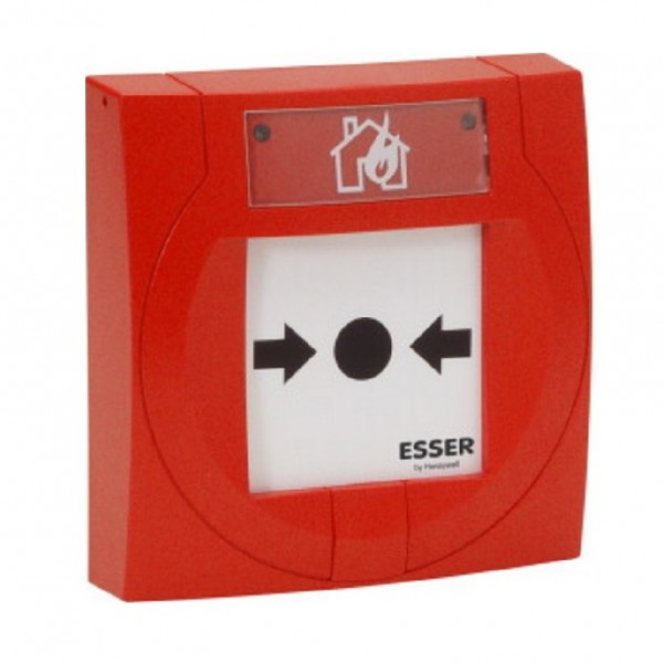 ESSER 804973, IQ8MCP Handfeuermelder, rot mit Kunststoffscheibe