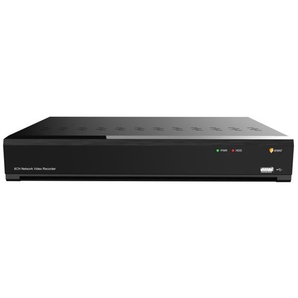 eneo INR-28N080005A, Netzwerk-Videorekorder, 8 x IP PoE