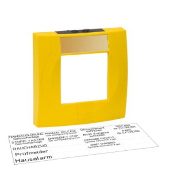 ESSER 704902, gelbes Melder-Gehäuse Kunststoff mit Glas