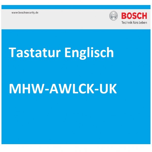 BOSCH MHW-AWLCK-UK, Tastatur Englisch