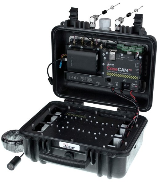 camSAT 4074525, CCTV Koffer CaseCAM-PRO Q4, Videoüberwachungskoffer LTE