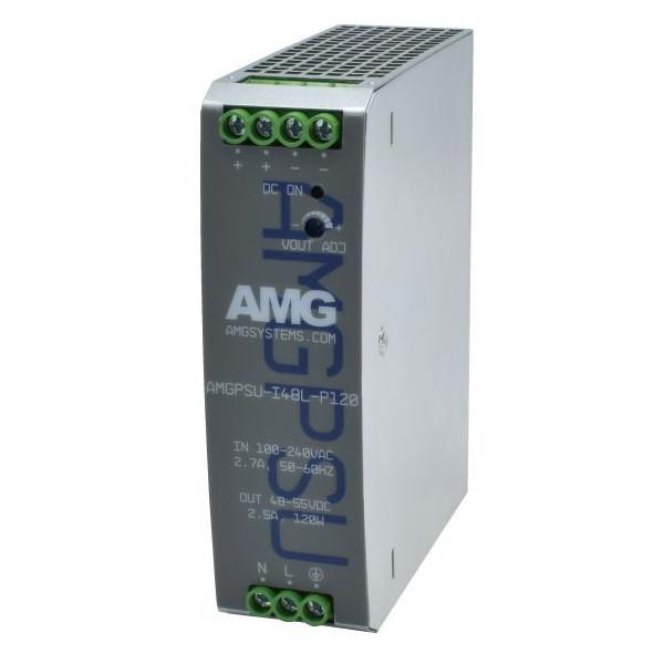 AMGPSU-I48L-P120, 48VDC, 120W (2,5A), semi industrielles Hutschienennetzteil