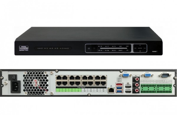 SANTEC SNVR-36444E, Netzwerk-Videorekorder 64-Kanal-4K/H.265