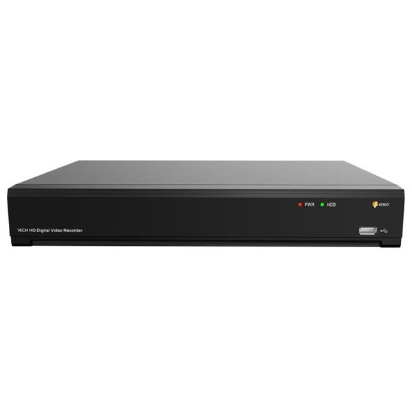 eneo MNR-18N16000A, Hybrid-HD-Videorekorder, 16-Kanal analog, 8-Kanal IP